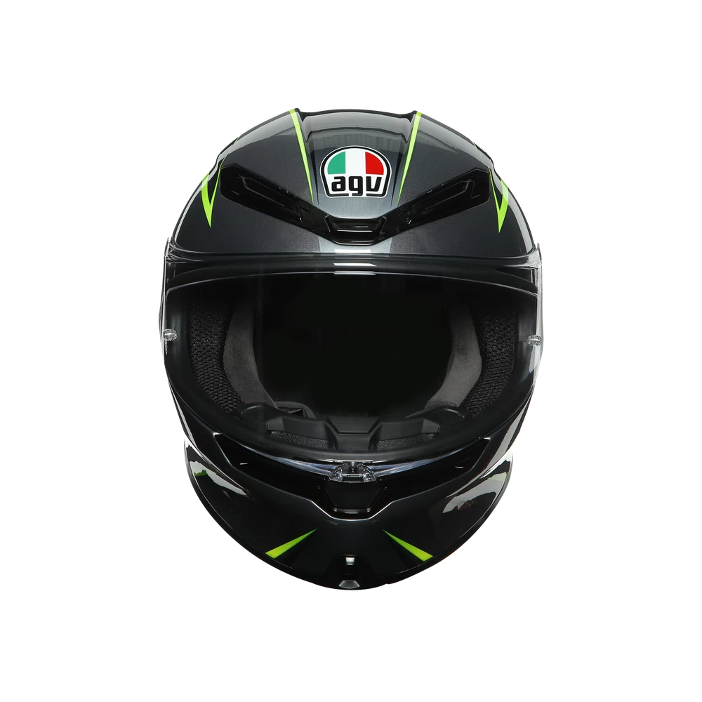 K6 AGV DOT(ECE) MULTI MPLK - FLASH GREY/BLACK/LIME