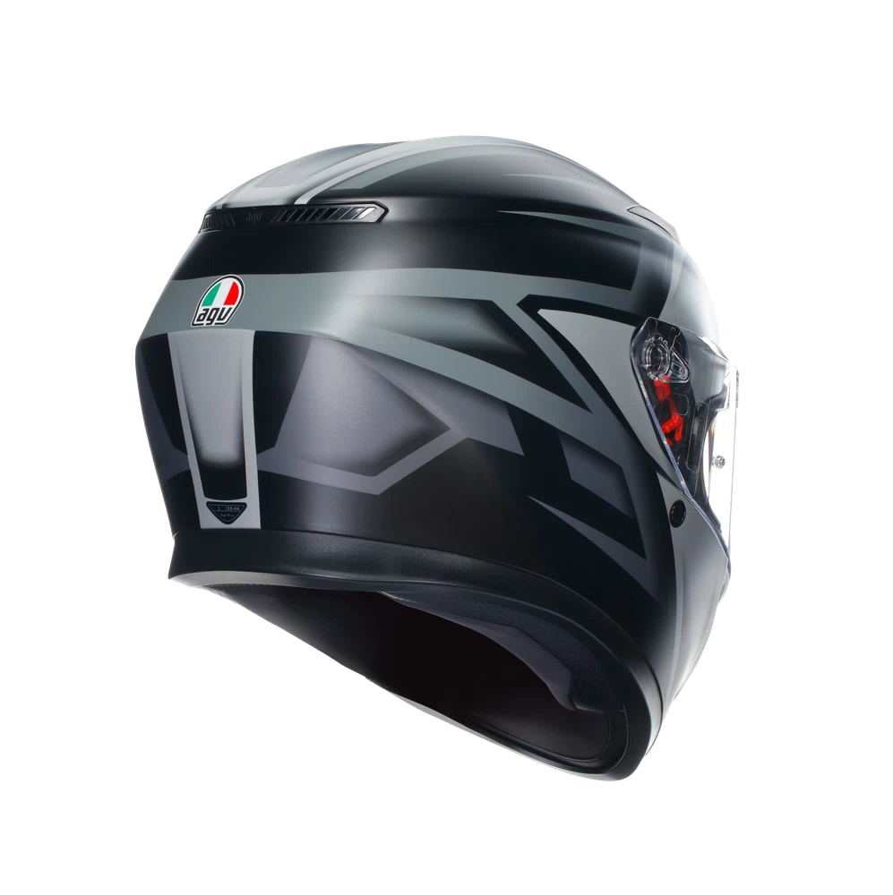 K3 DOT(E2206) - COMPOUND MATT BLACK/GREY