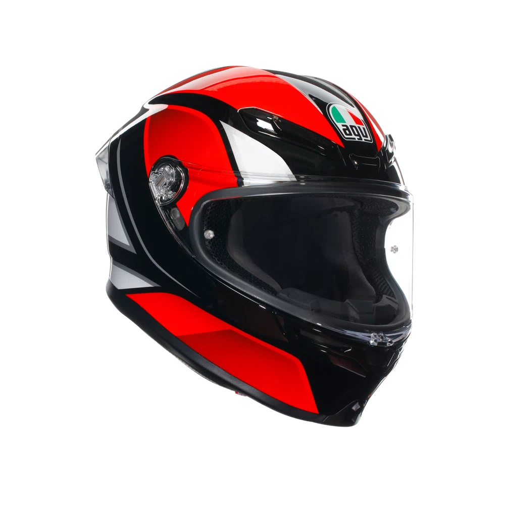 K6 S DOT(E2206) - HYPHEN BLACK/RED/WHITE