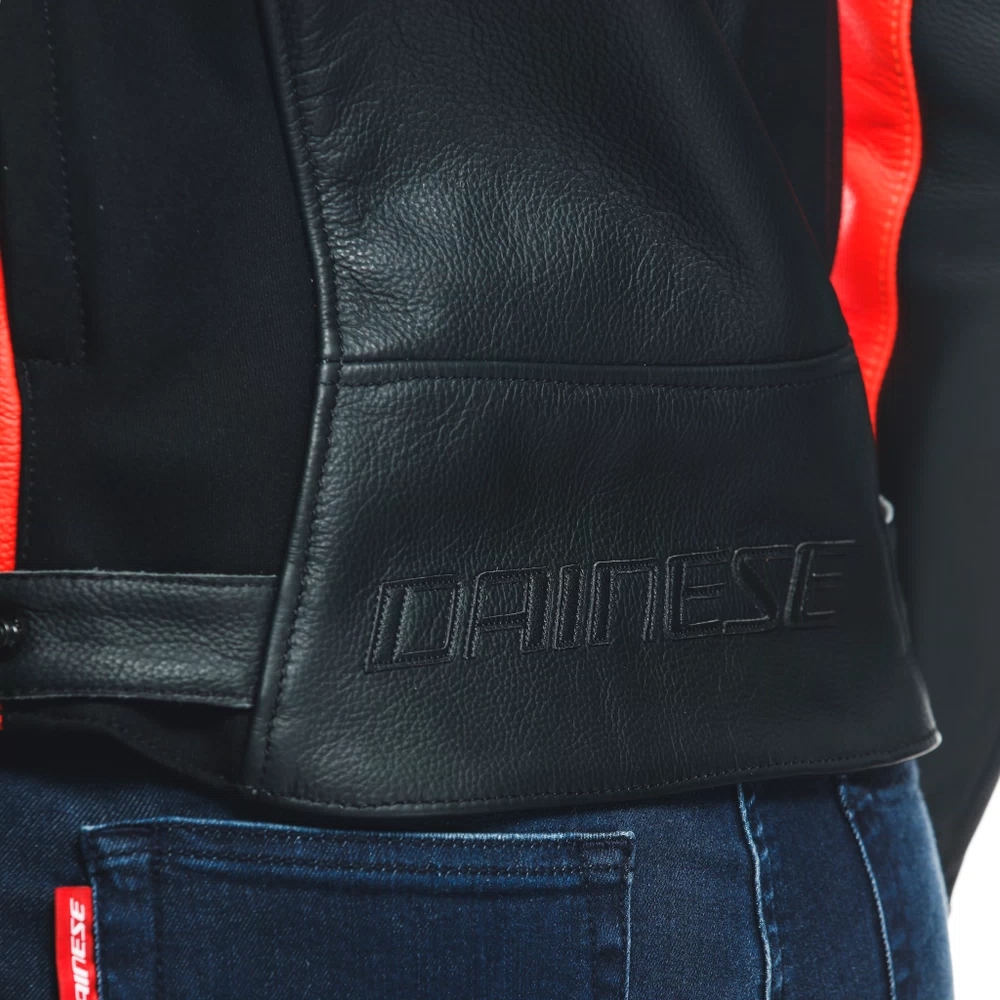 RACING 4 LADY LEATHER JACKET