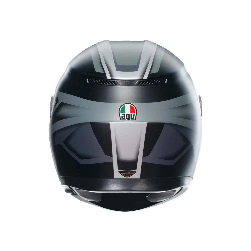 K3 DOT(E2206) - COMPOUND MATT BLACK/GREY