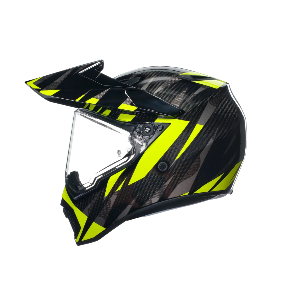 AX9 AGV DOT(ECE) MULTI MPLK - STEPPA CARBON/GREY/YELLOW FLUO