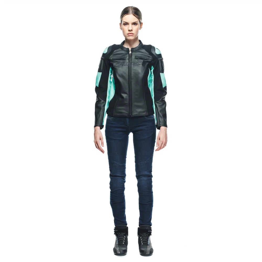 RACING 4 LADY LEATHER JACKET