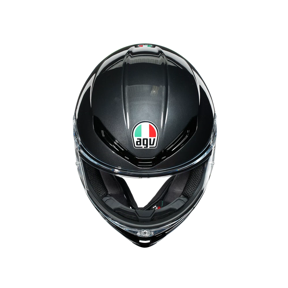 K6 AGV DOT(ECE) MULTI MPLK - MINIMAL GUNMET/BLACK/YELLOW FL