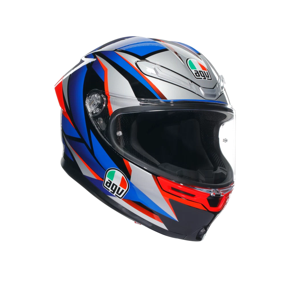 K6 S DOT(E2206) - SLASHCUT BLACK/BLUE/RED