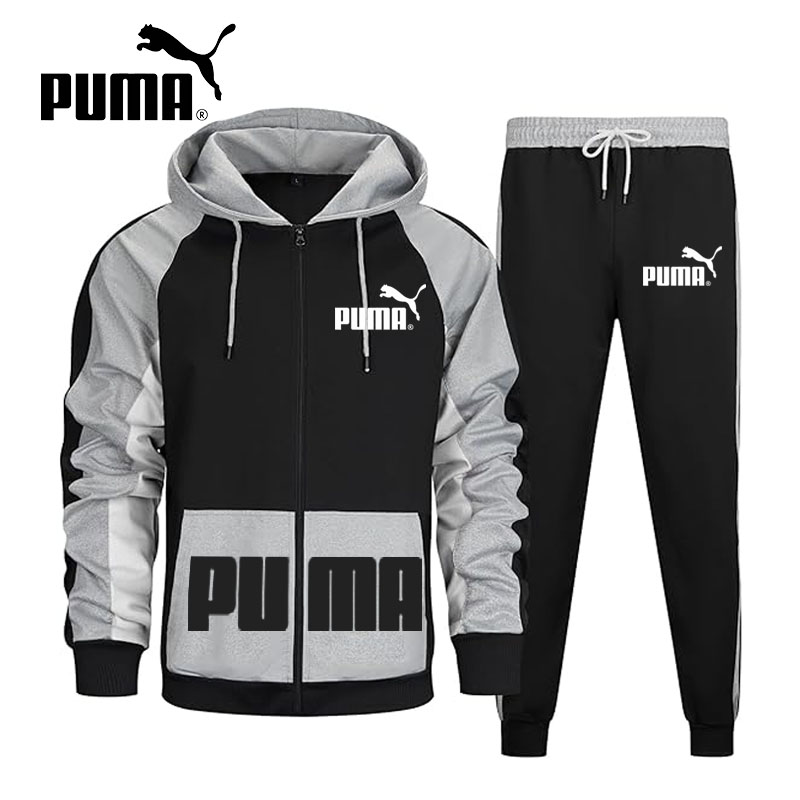 Nowe bluzy z kapturem i spodnie PUMA na jesień 2025 są wygodne i ciepłe.