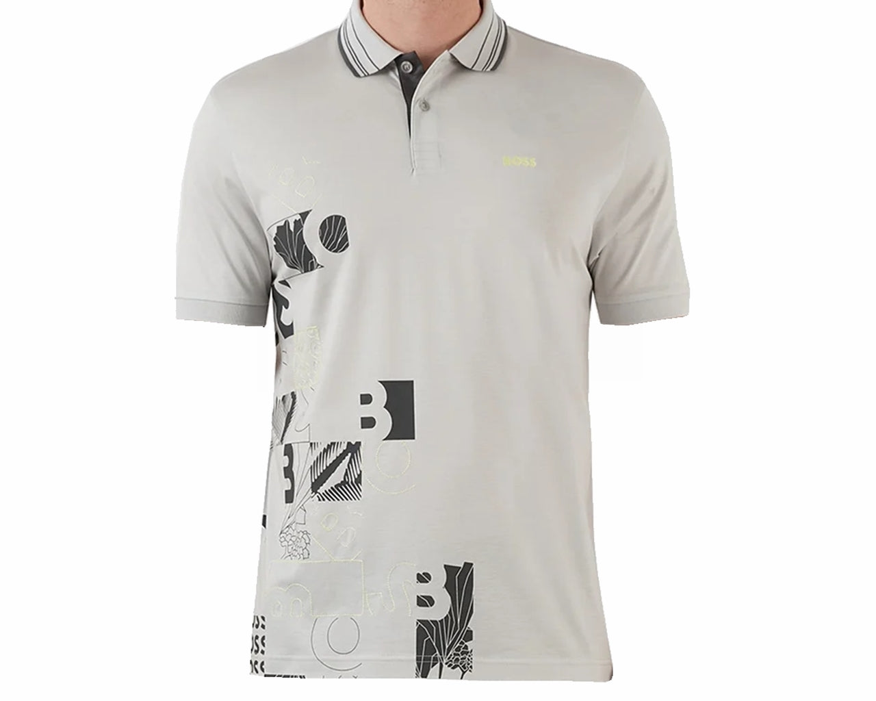 50466421 067 Pirax 1 Polo Shirt Grey