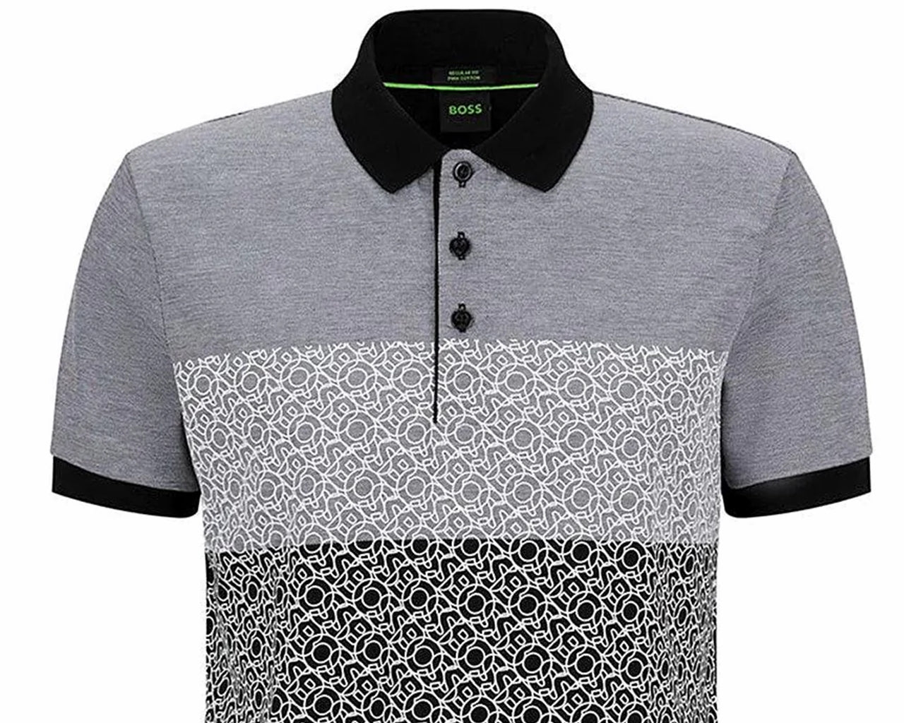 50477571 Paddy 7 Regular Fit Polo Shirt Black