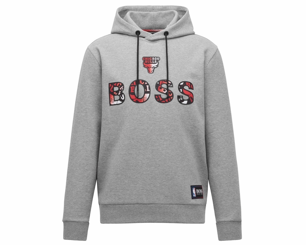 50461971 NBA Chicago Bulls Hoodie Grey