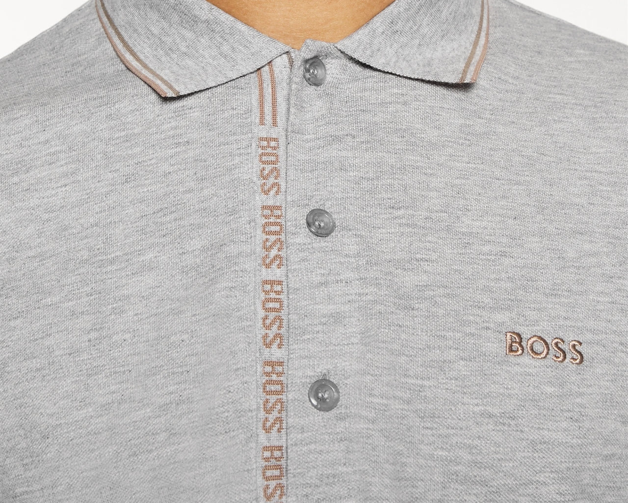 Pleesy 4 50475649 Long Sleeved Polo Shirt Grey