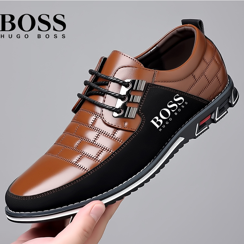 Casual leather shoes for men