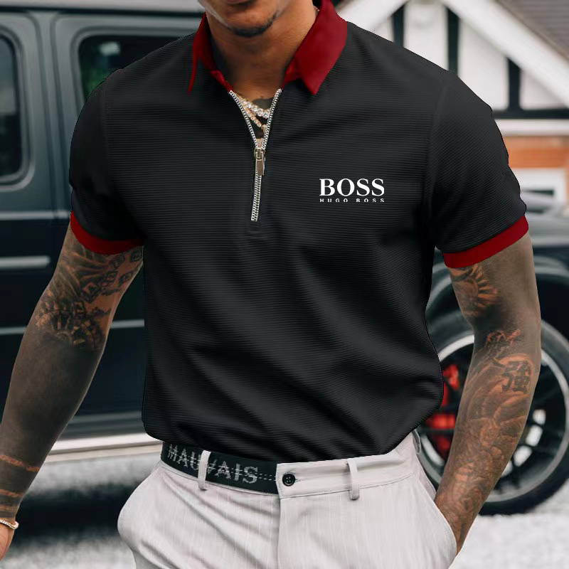 Men's Casual Short Sleeve Polo Shirt