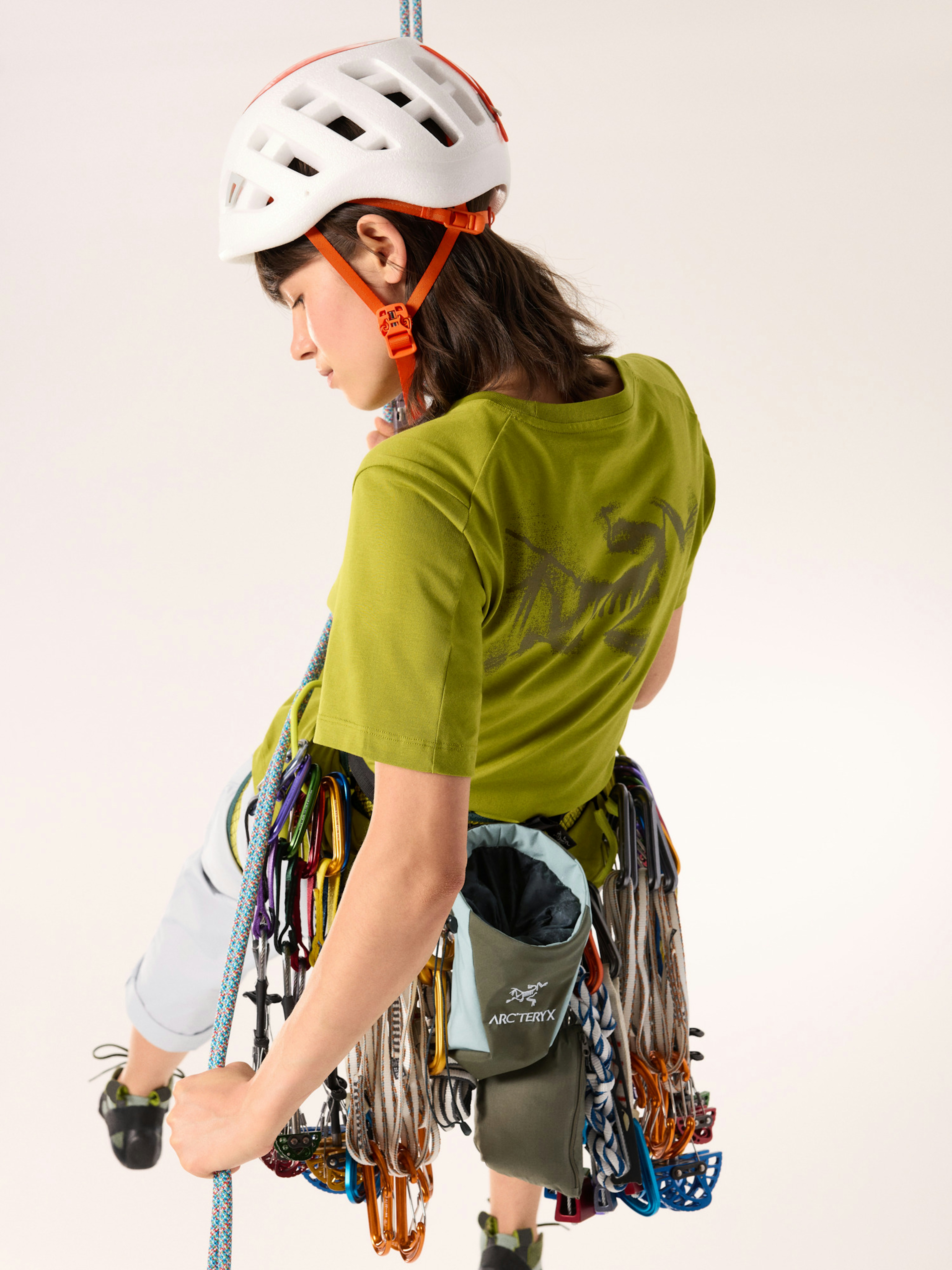 Kragg SL Cotton Blurred Bird Crew Shirt SS Women's