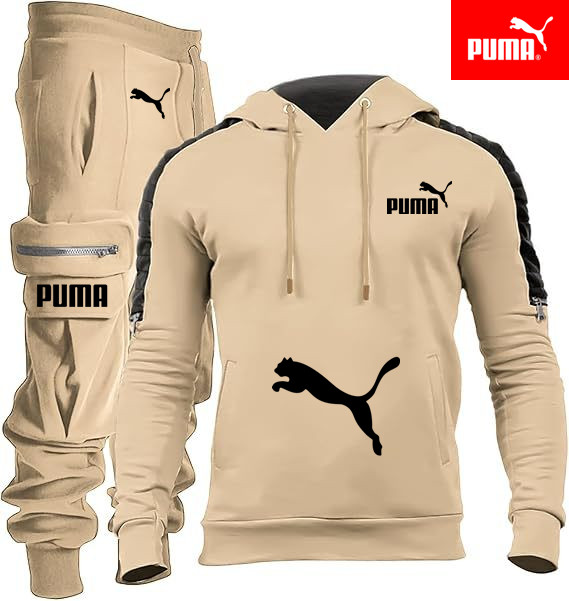 PUMA - Nowe bluzy z kapturem i spodnie slim fit dla mężczyzn