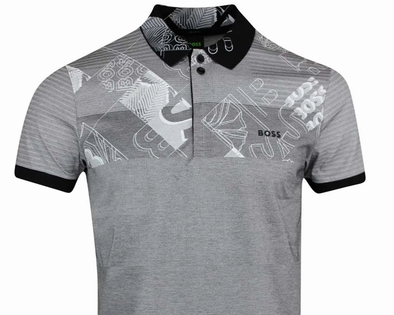 50466973 001 Paule 5 Regular Fit Polo Shirt Black