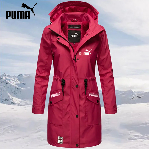 2025  Jachetă lungă și caldă impermeabilă de toamnă și iarnă