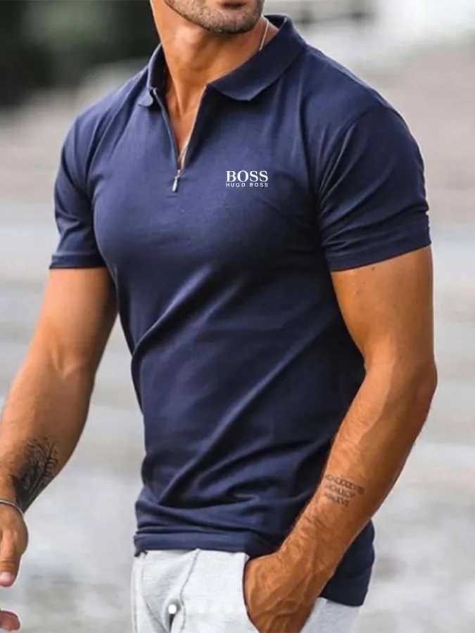 Men's Fashion Casual Short Sleeve POLO Shirt