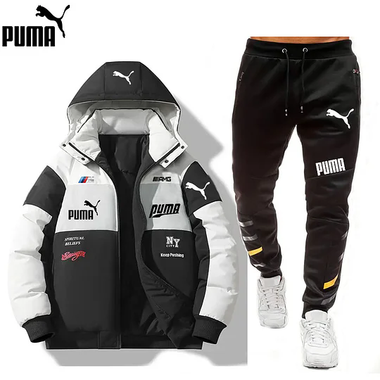 PUMA® 2025 nowy garnitur męski (marynarka dwuczęściowa + spodnie)