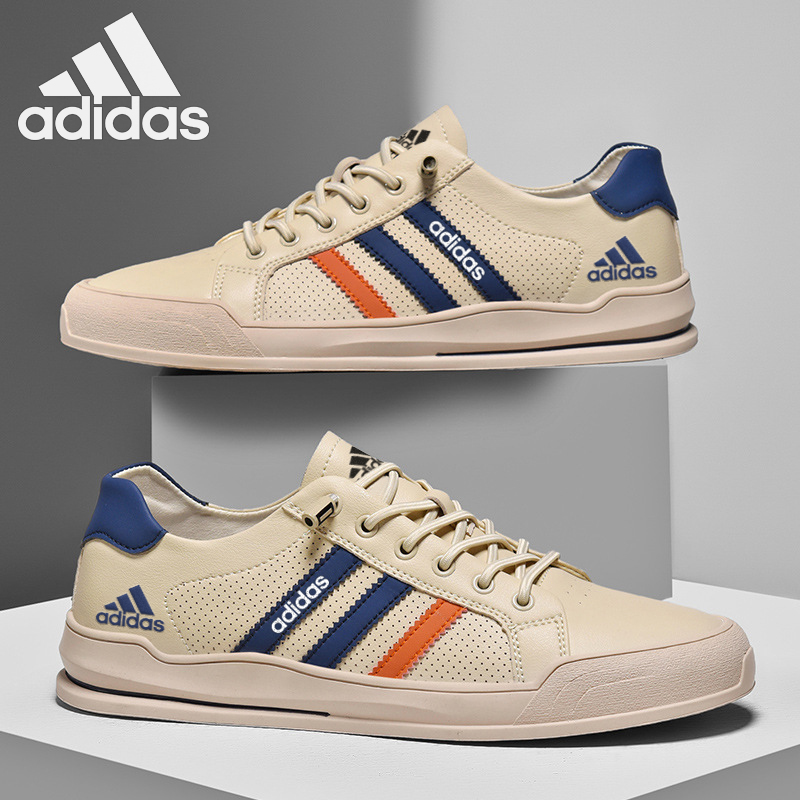 Breathable and comfortable casual white sneakers for summer