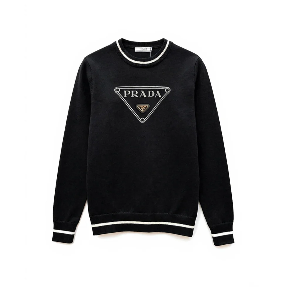 Black Triangle Logo Sweatshirt