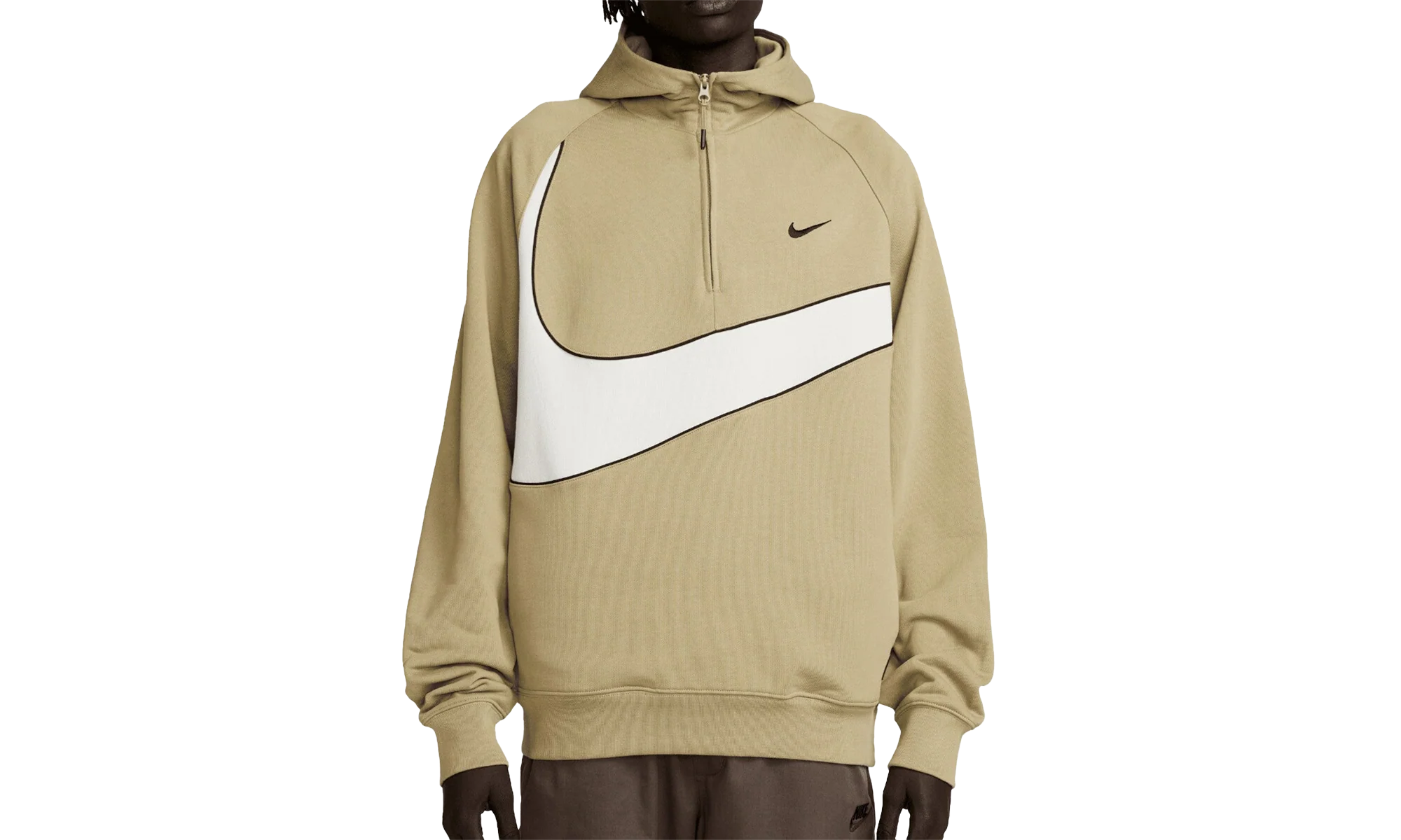 Swoosh 1/2-zip Fleece Hoodie Mens Style 