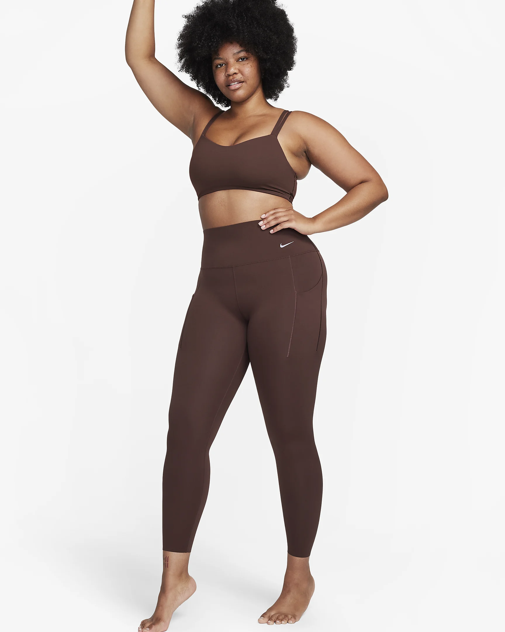 Women's Padded Sports Bra & Medium-Support 7/8 Leggin Set