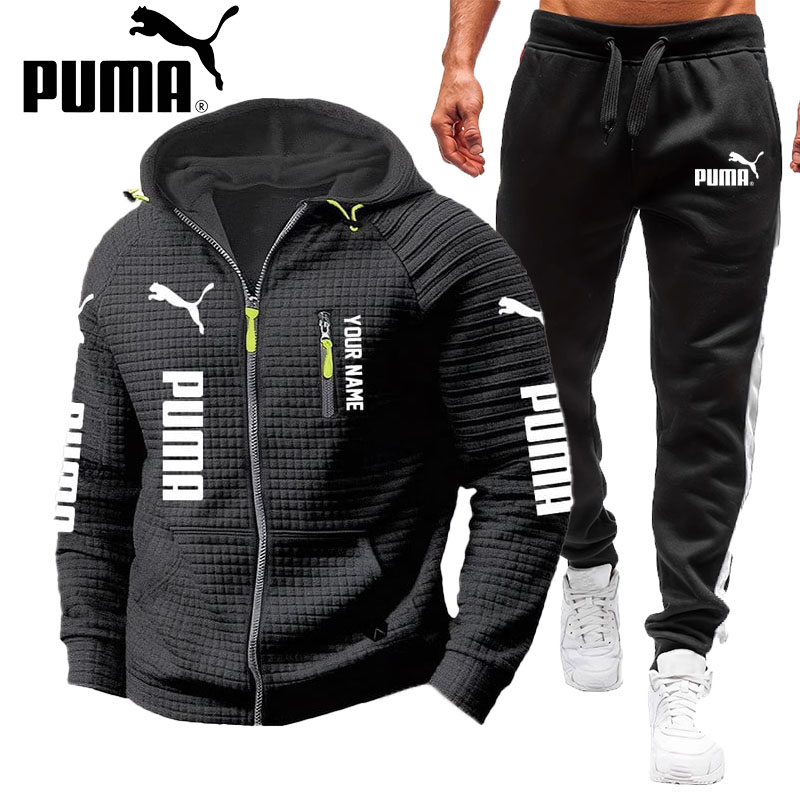 PUMA2025 nowa kurtka zimowa + spodnie bawełniane, wygodne i ciepłe