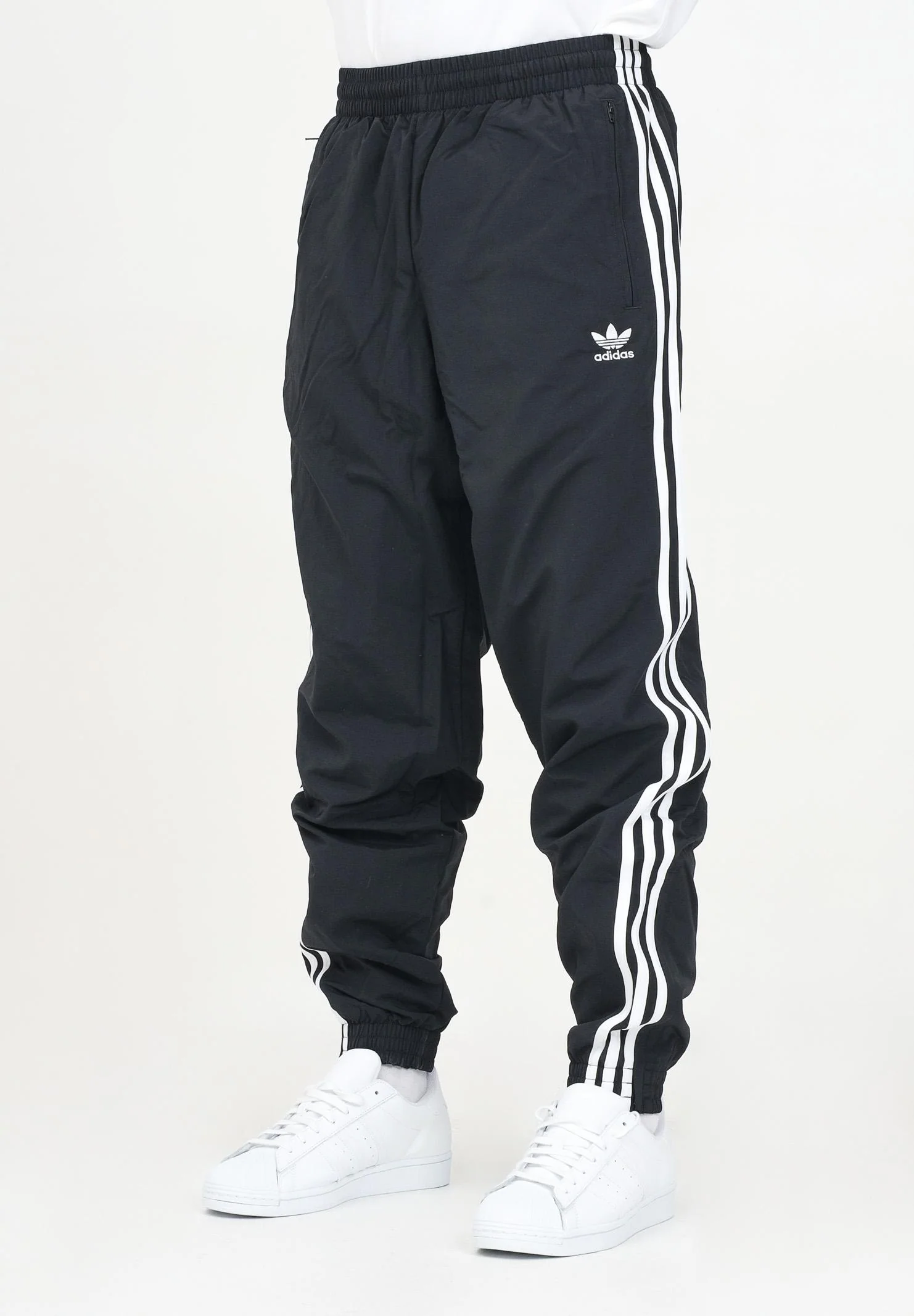 ADIDAS ORIGINALS Men's Adicolor Woven Firebird Track Pants in Black