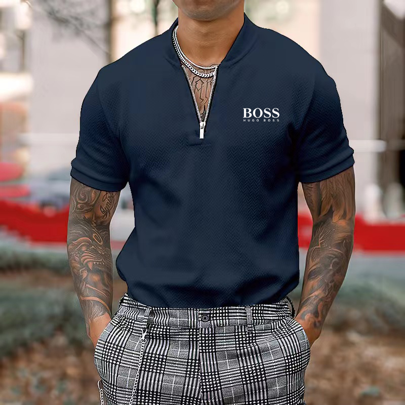 Men's Casual Short Sleeve Polo Shirt