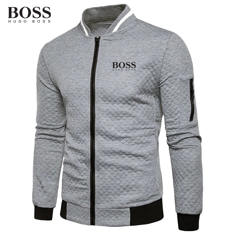 Men's Casual Jacket Coat With Stand-up Collar