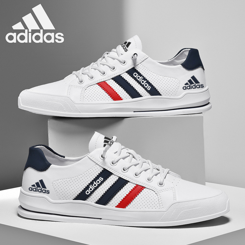 Breathable and comfortable casual white sneakers for summer