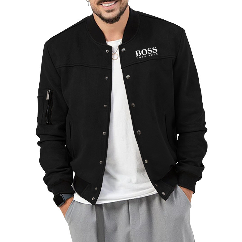 Men's Elk Leather Insulated Outdoor Jacket