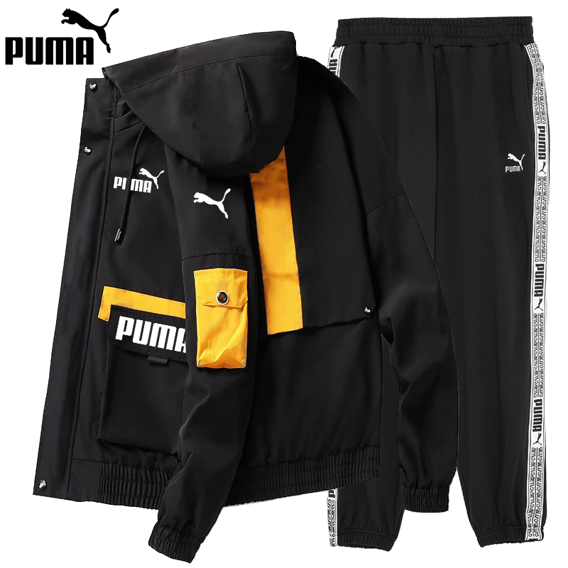 PUMA2025 nowa kurtka zimowa + spodnie bawełniane, wygodne i ciepłe
