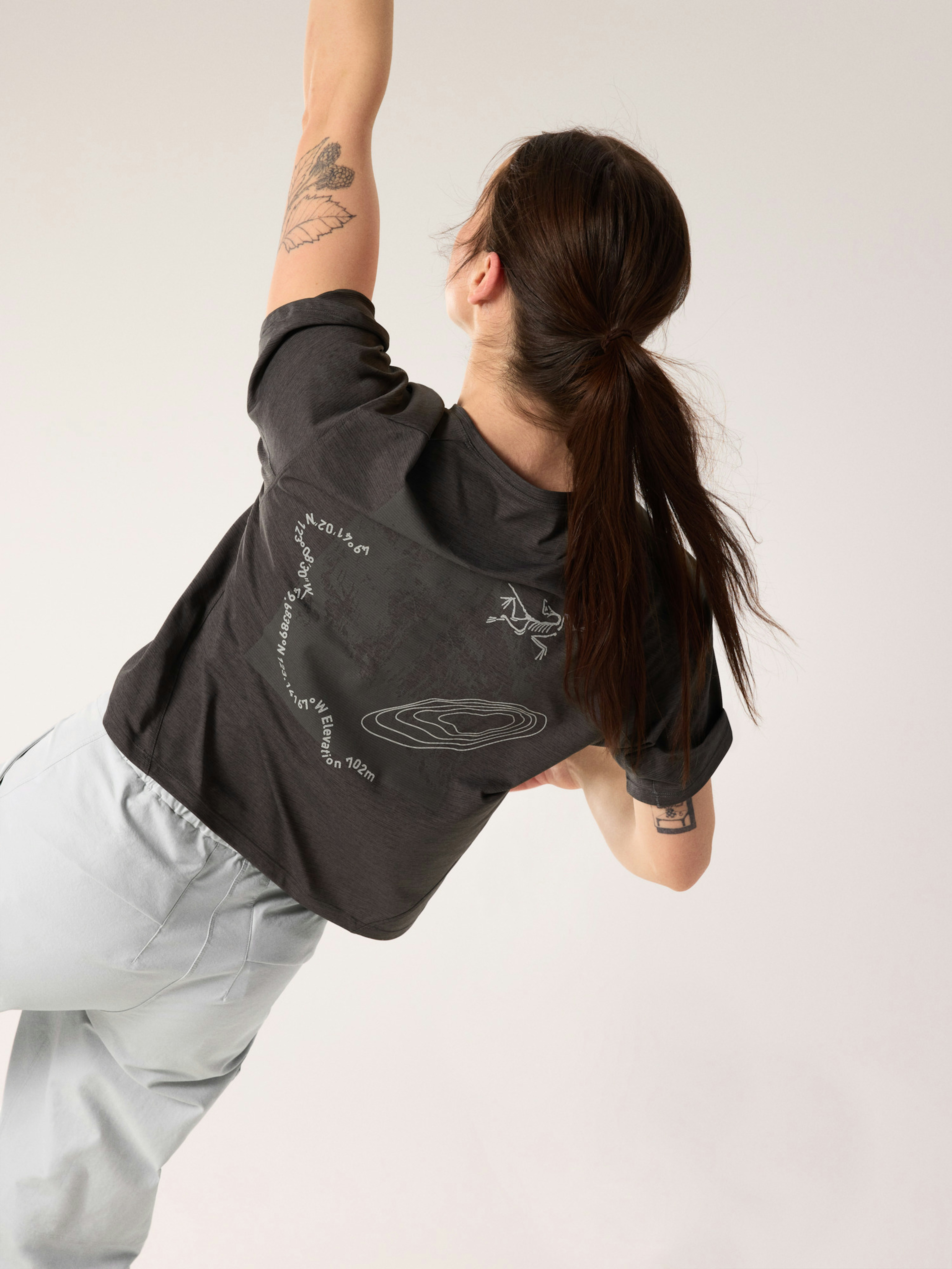 Taema Crop Topo Shirt SS Women's