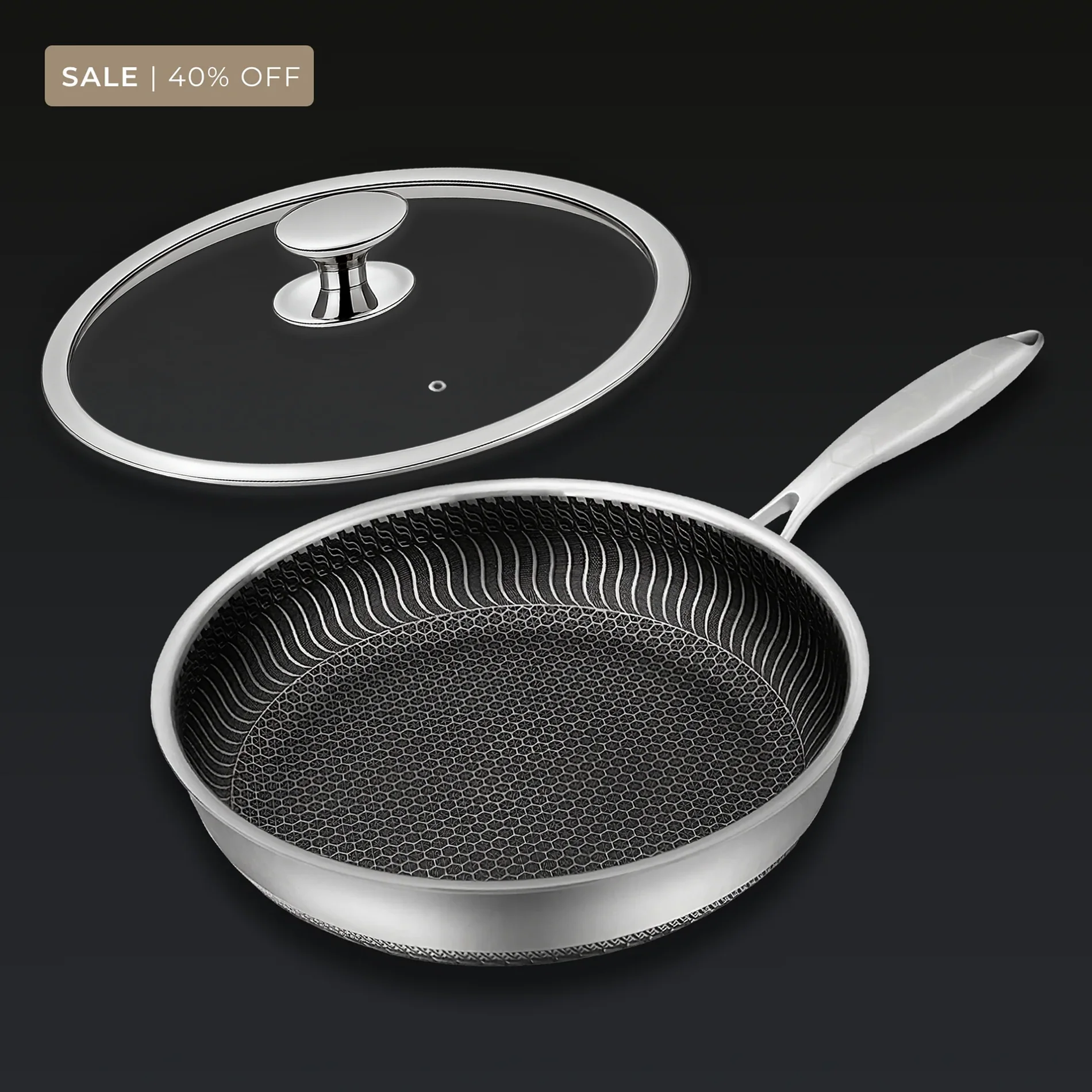 ⏳Time-limited Special⏰Premium Non-Stick Pan with Lid🍳