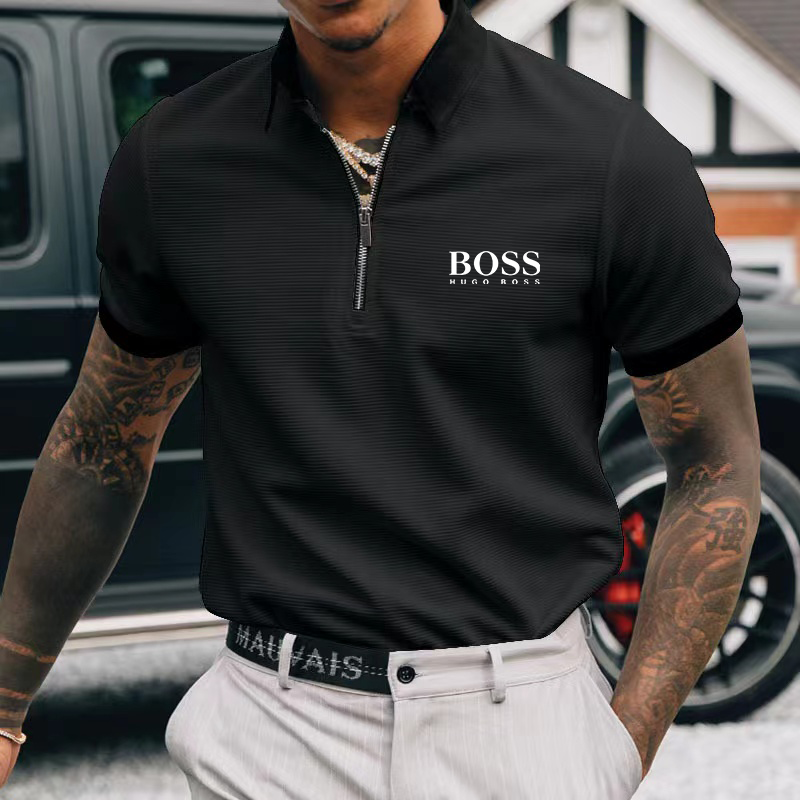 Men's Casual Short Sleeve Polo Shirt