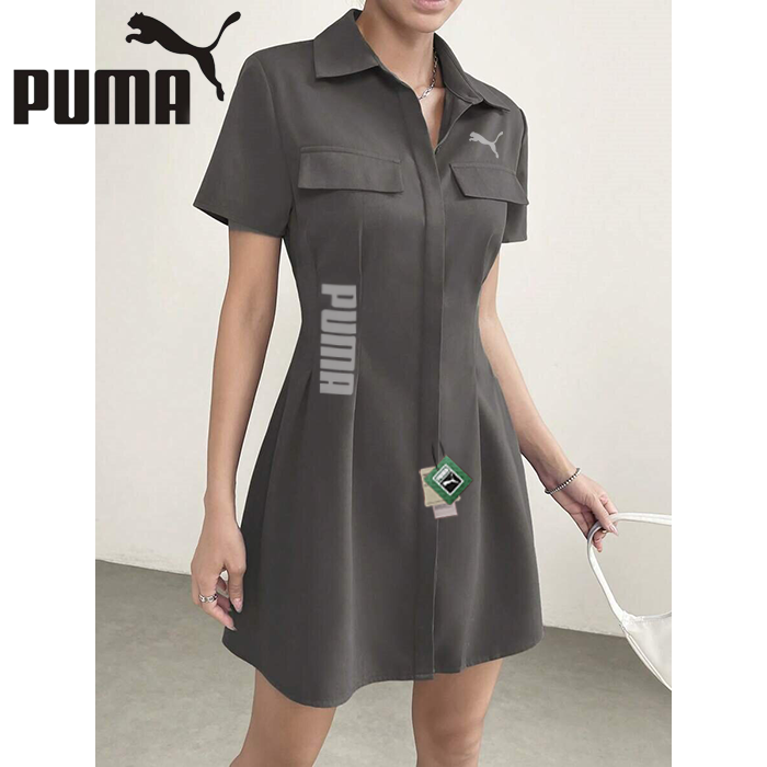 Nowa sukienka koszulowa z klapami PUMA2025