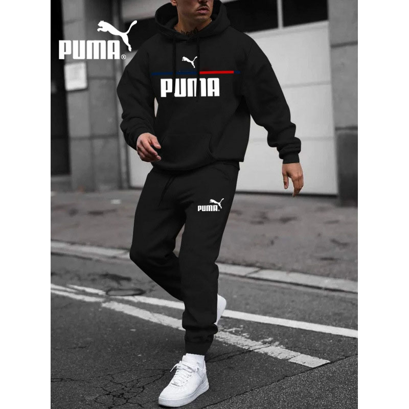 PUMA2025 nowa kurtka zimowa + spodnie bawełniane, wygodne i ciepłe