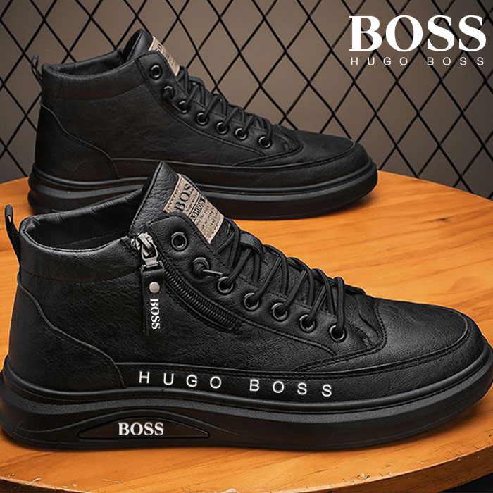 Men's leather sports shoes