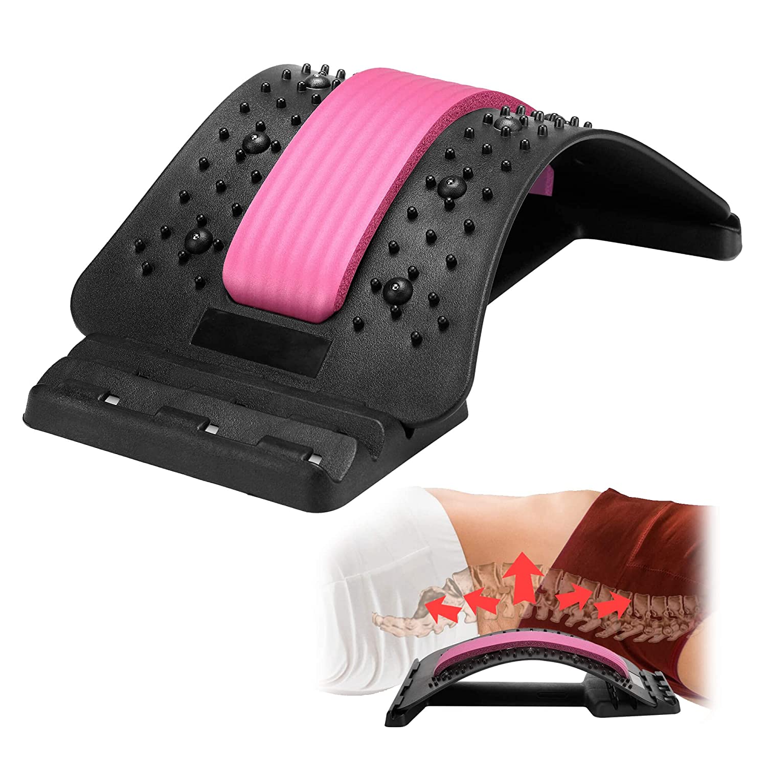 Back Stretcher Spine Deck Back Relief For Lower Back Pain Relief