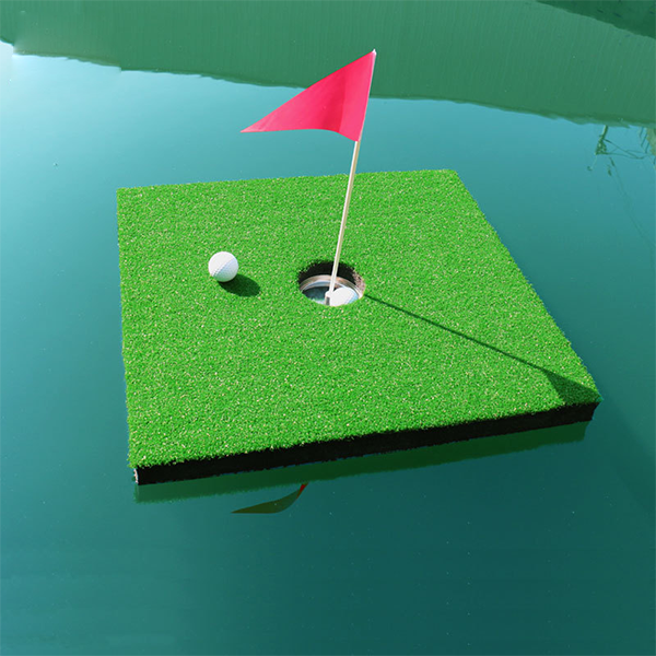 1.8' x 2'Floating Golf Turf Game - Floating Golf Green Mat