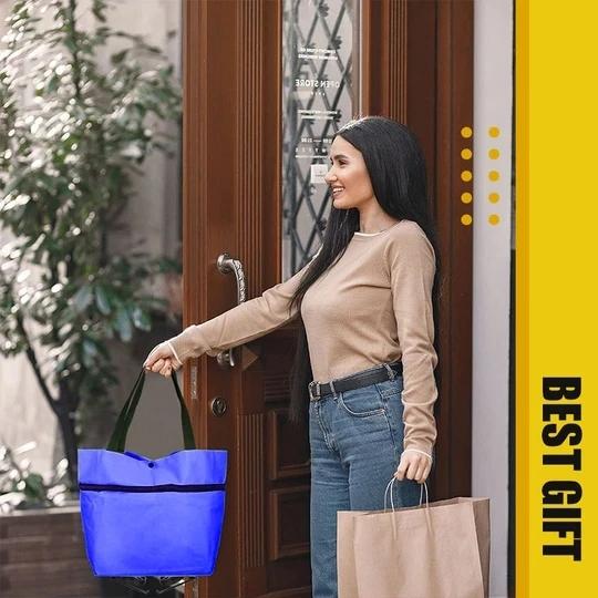 2 In 1 Foldable Shopping Cart With Wheels Reshline Foldable