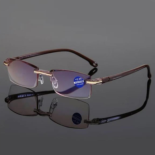 Clarkod Sapphire High Hardness Anti-blue Progressive Far And Near Dual-Use Reading Glasses