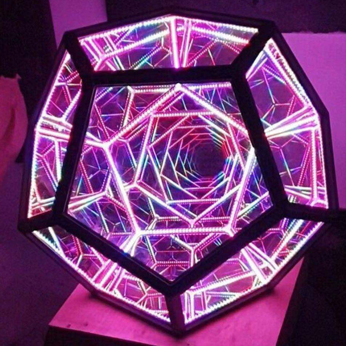 Infinity Dodecahedron Color Art Light Fantasy