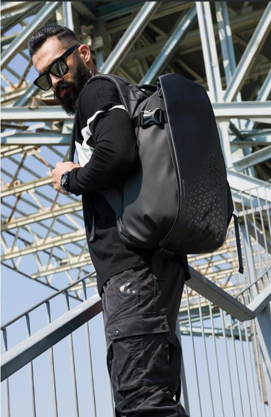Men’s Fashion Trendy Design Large Capacity Backpack Casual Travel Bag
