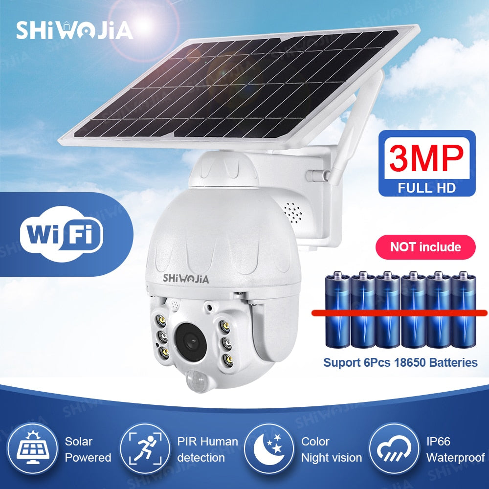 Solar Panel Camera Wifi Version
