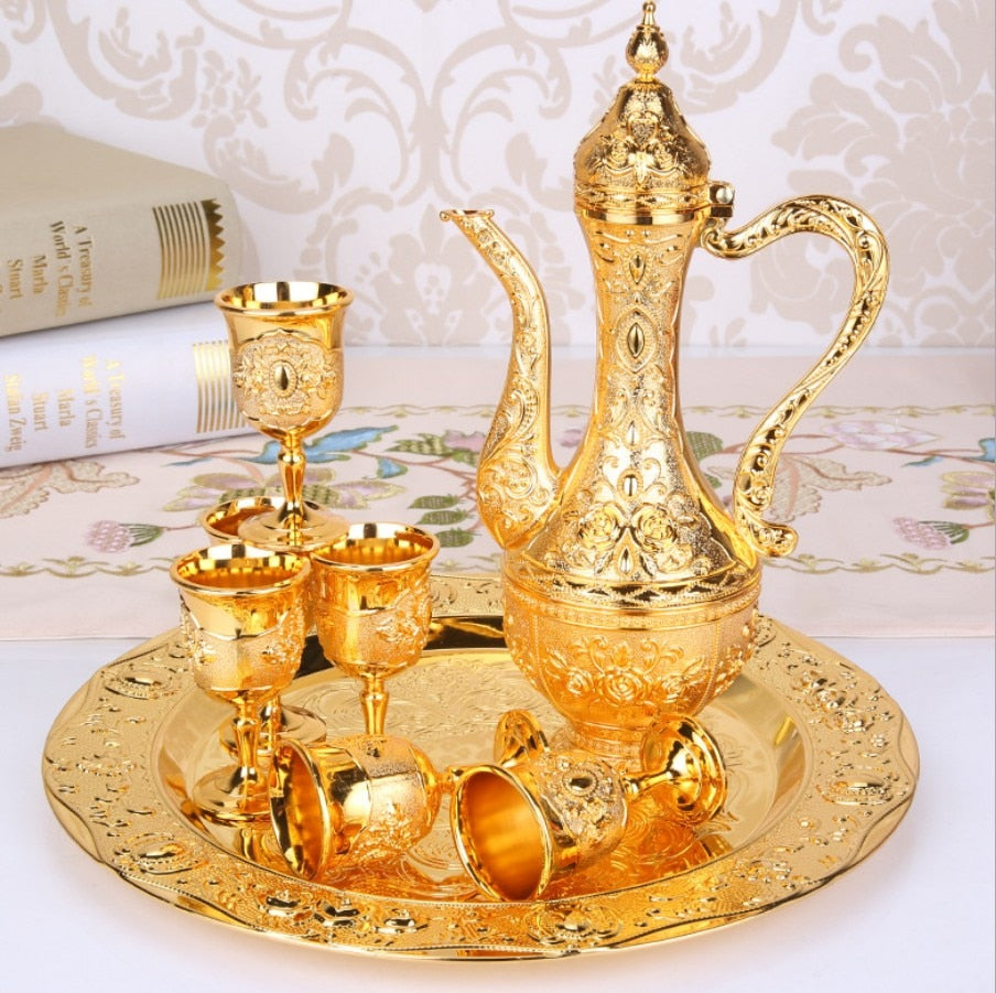 Antique Luxury flask Wine Cup