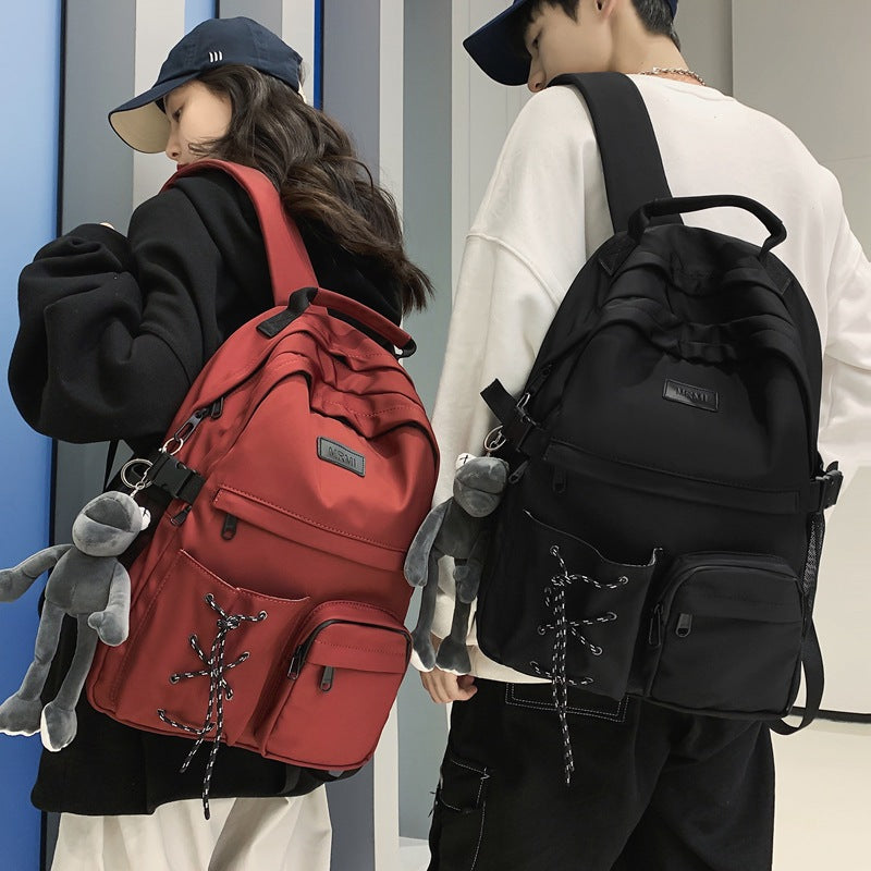 Aesthetic Backpack Cool Nylon Waterproof Shoulder Bag