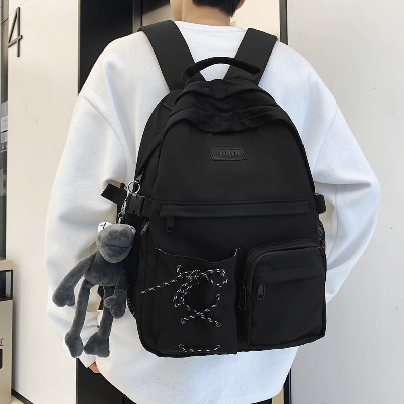 Aesthetic Backpack Cool Nylon Waterproof Shoulder Bag