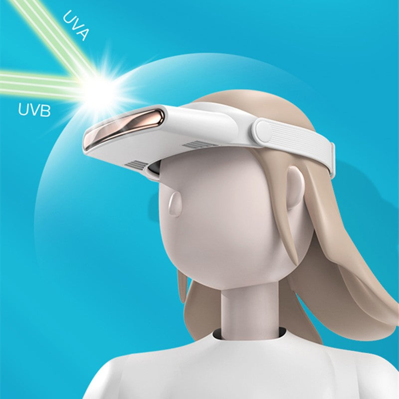 Rechargeable Lightweight Bladeless Fan Hat, with 3 Wind Speed, for Fishing, Running & More